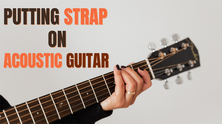 Strap on Acoustic Guitar